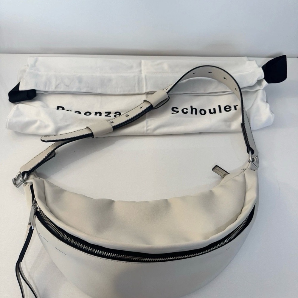 Proenza Schouler White Label Stanton Sling Bag Cross Body Belt Beg In White
